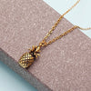 SENFAI Popular metal Minimalism Tiny Pineapple Necklace For Birthday party