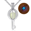 2020 New arrival 925 sterling silver jewelry small silver pendant silver colour glowing Necklace Animal pendants For Women
