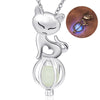 2020 New arrival 925 sterling silver jewelry small silver pendant silver colour glowing Necklace Animal pendants For Women