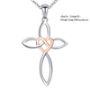 925 Sterling Silver Chain Pendant Fine Jewelry silver colour CZ love Unlock Key Necklaces For women girl friend gift 2020