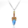 Fashion Hot Game Dota 2 High Quality Link Chain Necklace Aghanim's Scepter crystal Necklace Pendant For Women Men Fans Gifts