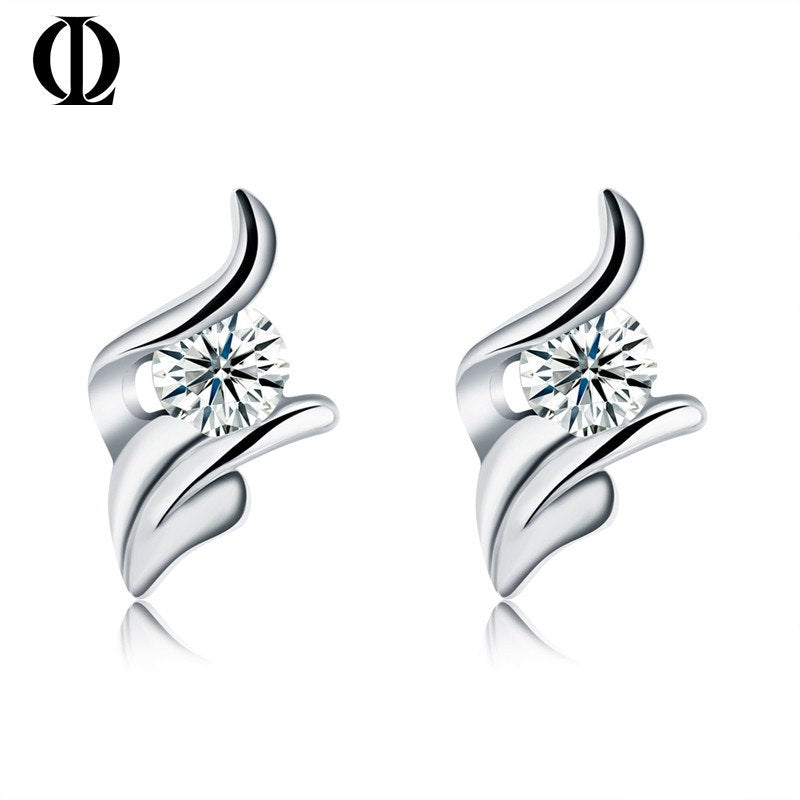 SH-E0024 Classic,Engagement earring, AAA clean cz 925 Stud Earrings Fashion Jewelry for Lady, best for gift