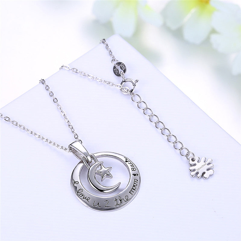SH-N0102 Moon and star fashion pendant,   item, best for young or friend's gift.
