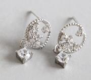 SHANICE 100% Real Pure 925 Sterling Silver Female Fashion Jewelry Hollow Flower Drop Retro Stud Earrings for Women Lover Gifts