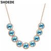 SHDEDE Austrian Crystal from Swarovski Women Pendant Necklace  Rhinestone Choker  Vintage Jewelry  -5182