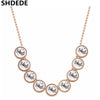 SHDEDE Austrian Crystal from Swarovski Women Pendant Necklace  Rhinestone Choker  Vintage Jewelry  -5182
