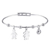 couple bracelets & bangles stainless steel bracelet bangles for women fashion heart gifts for women life tree silver