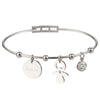couple bracelets & bangles stainless steel bracelet bangles for women fashion heart gifts for women life tree silver