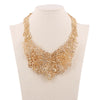SHEEGIOR Gold Chain False Collar Big Necklace Women Accessories Hyperbole Hollow Pattern Chokers Necklaces Bijoux Femme Jewelry