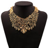 SHEEGIOR Gold Chain False Collar Big Necklace Women Accessories Hyperbole Hollow Pattern Chokers Necklaces Bijoux Femme Jewelry