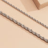 SHIXIN 2 Pce Layered Twisted Chain Choker Necklace Colar for Women Hiphop Gold/Silver Color Chunky Necklace 2021 Jewelry