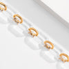 SHIXIN Acrylic Chunky Short Chain Necklace on Neck Transparent/Gold Color Thick Choker Collar Necklace for Women Jewelry