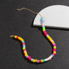 SHIXIN Bohemia Colorful Candy Beads Choker Necklace Men/Women Summer Rainbow Necklace 2022 Couples Jewelry on Neck Gifts