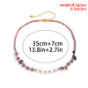 SHIXIN Boho Natural stone Beads Choker Necklaces for Women Girl Summer Letter Designer Necklaces 2021  Neck Jewelry Gifts