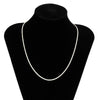 SHIXIN Copper Thin Smooth Chain Thin Chain Choker Necklace for Women Shiny Gothic Necklace Chain Femme 2021 Jewelry Gift