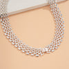 SHIXIN Exaggerated Chunky Chain Necklace for Women Big Gold/Silver Color Short Choker Necklaces Neck 2021 Collar Jewelry
