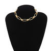 SHIXIN Exaggerated Cuban Thick Chain Choker Necklaces for Women Jewelry Statement Neck Chains Collier Female Accessories