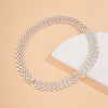 SHIXIN Hip Hop Short Choker Colar Necklace for Women Silver Color Chunky Necklaces on Neck Statement Jewelry Collier Femme 2021