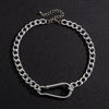 SHIXIN Hip Hop Thick Cuban Link Chain Necklace Men Punk Silver Color Chunky Choker Necklace Colar for Women 2021 on Neck Jewelry