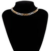 SHIXIN Hip Hop Thick Short Choker Necklace for Women/Men Egirl Collar Cuban Link Chain Necklace Chunky 2021 Neck Jewelry Collier