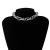 SHIXIN Hip Hop Twist Thick Chian Necklace for Men/Women Punk Short Choker Necklace Colar Egirl Chain on the Neck Jewelry Fashion