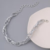 SHIXIN Hip Hop Twist Thick Chian Necklace for Men/Women Punk Short Choker Necklace Colar Egirl Chain on the Neck Jewelry Fashion