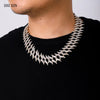 SHIXIN Hiphop Iced Out Chain Necklace Men/Women Short Rhinestone Choker Colar Neck Chain Necklace Statement Jewelry Collier 2021