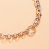 SHIXIN Layered Asymmetry Chunky Chain Necklace Women Short Choker Necklace Chain on the Neck 2021 Necklaces Jewelry Gift