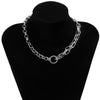 SHIXIN Layered Asymmetry Chunky Chain Necklace Women Short Choker Necklace Chain on the Neck 2021 Necklaces Jewelry Gift