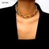 SHIXIN Punk Exaggerated Heavy Metal Big Thick Chain Choker Necklace Women Goth Night Club Jewelry Female Chocker Collier