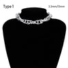 SHIXIN Punk Exaggerated Heavy Metal Big Thick Chain Choker Necklace Women Goth Night Club Jewelry Female Chocker Collier