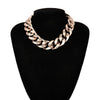 SHIXIN Punk Exaggerated Heavy Metal Big Thick Chain Choker Necklace Women Goth Night Club Jewelry Female Chocker Collier