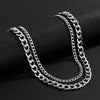 SHIXIN Punk Thick Link Chain Necklace for Men/Women Hip Hop Layered Chunky Short Choker Necklaces Chain on the Neck Jewelry 2021