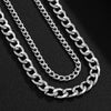 SHIXIN Punk Thick Link Chain Necklace for Men/Women Hip Hop Layered Chunky Short Choker Necklaces Chain on the Neck Jewelry 2021