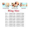 SHOUMAN  Temperature Warm Changing Color Mood Smart Stainless Steel Rings Never Fade for Men Women Couple Gift Jewelry