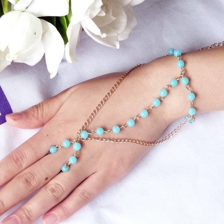 Gold/Silver Color Slave Hand Finger Ring Bracelets & Bangles for Women Fashion Charms Harness Pulseiras Mujer Bijoux