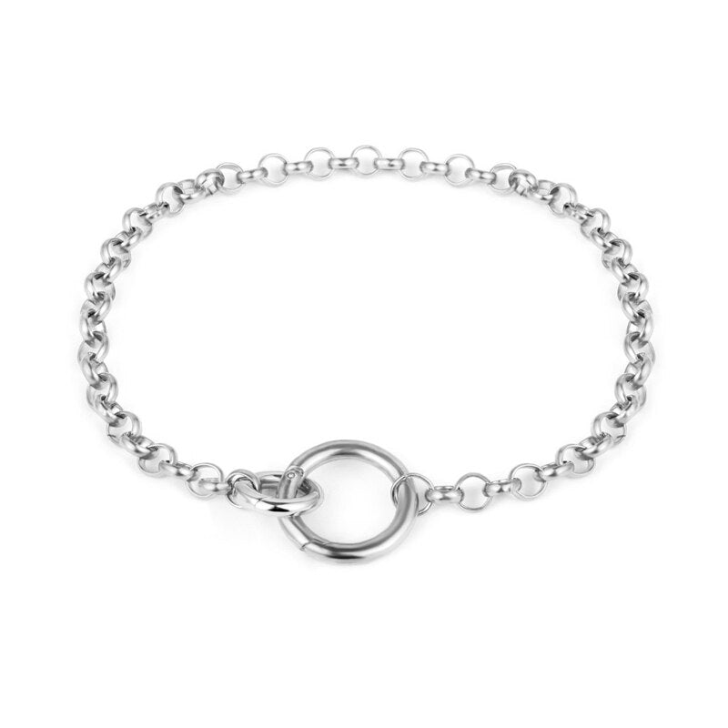 SHUANGR Heart Pendant Necklace Charm Chunky Collar Choker Necklace For Women Gold Sliver Color Girls Chain Jewelry Summer Bijoux