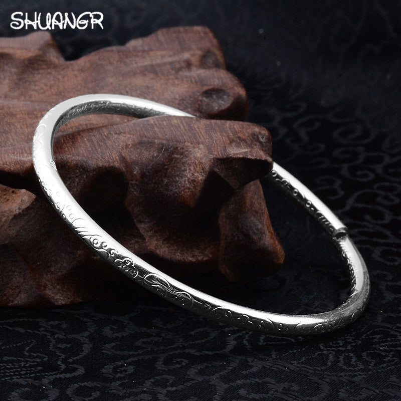 Stainless Steel Bangles Engraved Positive Inspirational Quote Handmade Letters Cuff Mantra Bracelet For Women Best Gifts