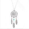 gioielli Dreamcatcher necklace silver chain colgante collier sautoir long necklaces pendants choker necklace collares