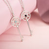 SILVERAGE Real 925 Sterling Silver Gemstone Necklace for Women 2020 New Snowflake Key Necklace & Pendant Party Jewelry