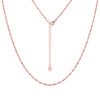 Delicate Twisted Singapore Chain Necklace For Women 925 Sterling Silver Thin DIY Water-wave Chains Jewelry SCN6266B