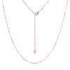 Solid 925 Sterling Silver Melon Seed Chain Necklace For Women in 18/22 inch 3 Colors Minimalist Fine Jewelry SCN6265B