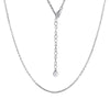 Solid 925 Sterling Silver Rolo Chain Necklaces DIY Chains For Pendants 18'' 22''Female Fine Jewelry collares SCN6046B