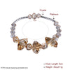 925 Sterling Silver Clear Crystal Bracelets for Women Elegant Accessories Romantic Fine Jewelry Gift