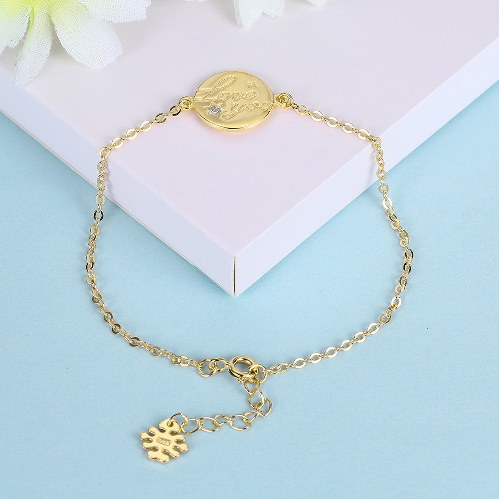 925 Sterling Silver Cute Round Charm Bracelet Boutique with Pendants Bracelets For Women Wholesale Jewelry