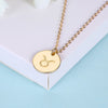 925 Sterling Silver Necklace Romantic LOVE Letter and Rabbit Pattern Round Pendant Necklaces Boutique Fashion Necklace