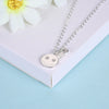 925 Sterling Silver Necklaces Round Smile / Heart Shaped Eye/ Round Sunglasses Smirk /Shy Expression Pendant Necklaces