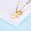 925 Sterling Silver Necklaces Round Smile / Heart Shaped Eye/ Round Sunglasses Smirk /Shy Expression Pendant Necklaces