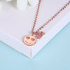 925 Sterling Silver Necklaces Round Smile / Heart Shaped Eye/ Round Sunglasses Smirk /Shy Expression Pendant Necklaces
