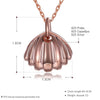 Lovely Shell Pendant Necklace 2020 New Design 925 Sterling Silver Gift for Child Women 2 Color Fine Jewelry Accessorie